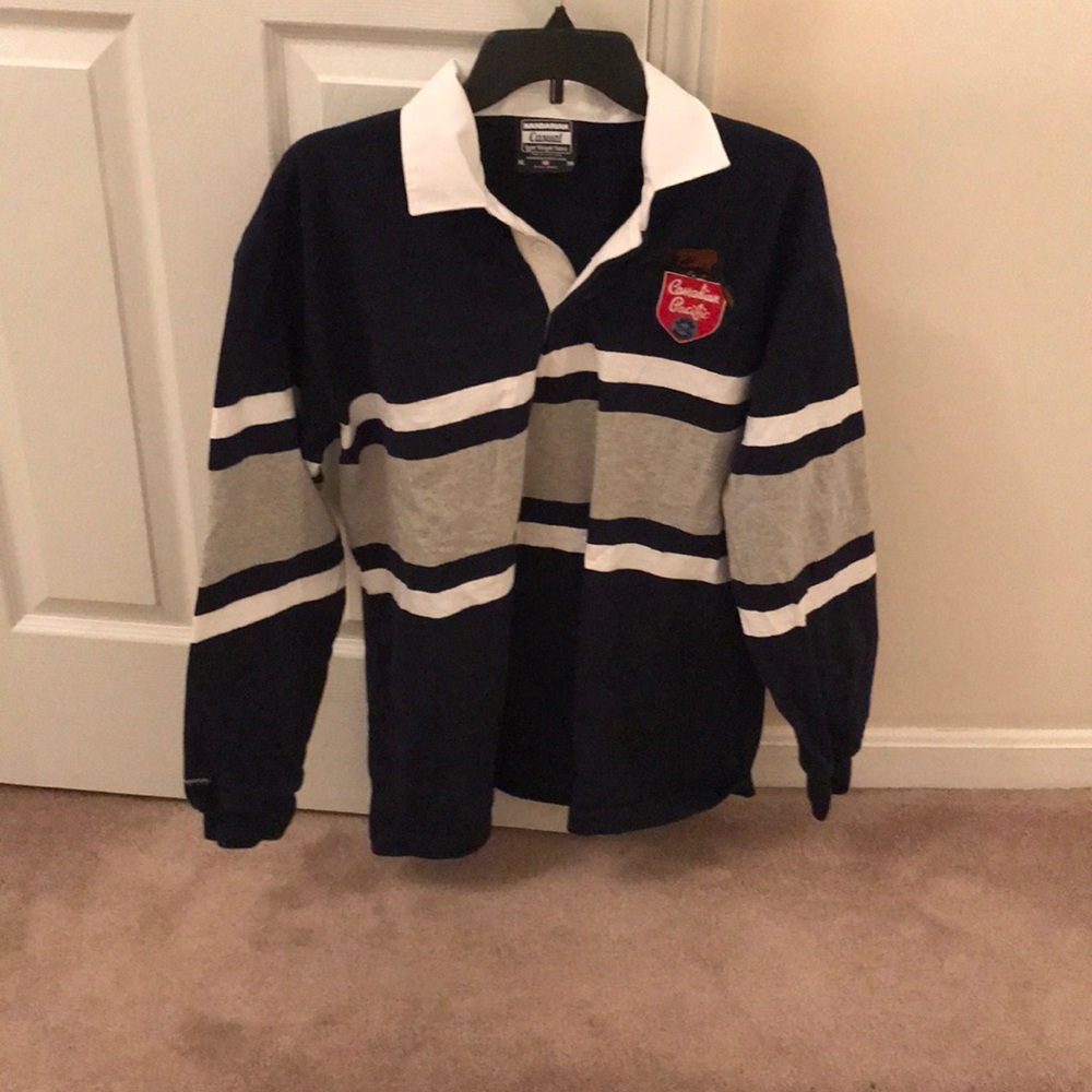 Striped polo